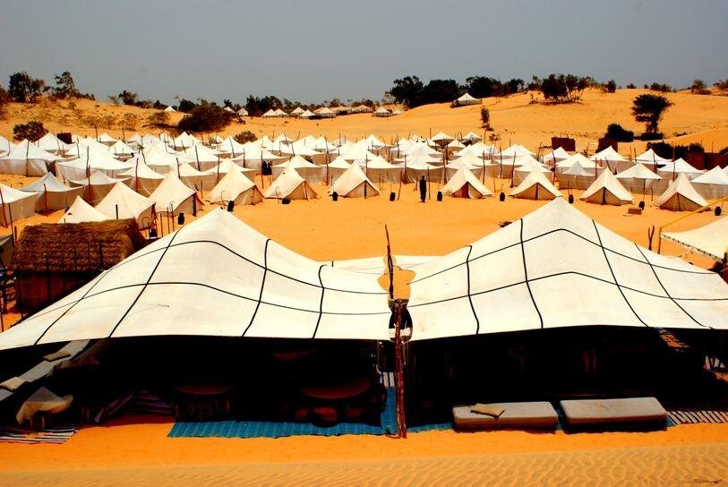 Le campement du désert de Lompoul